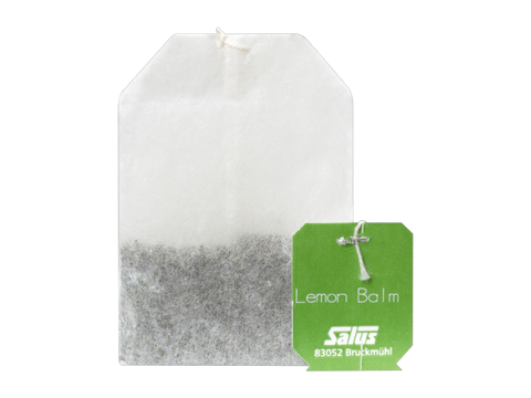 Floradix Organic Lemon Balm Herbal Tea 15 Teabags 1.6g each tea bag sachet product view