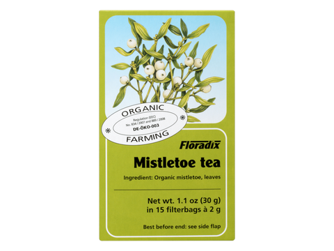 Floradix Organic Mistletoe Herbal Tea box, 15 teabags.