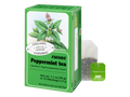 Floradix Organic Peppermint Herbal Tea 15 Teabags box front label packaging and 2g teabag