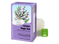 Floradix Organic Sage Herbal Tea 15 Teabags box front label packaging and 2g teabag