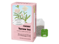 Floradix Yarrow Herbal Tea 15 Organic Teabags box front label packaging and 1.3g teabag
