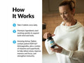 Force Factor AMAZING ASHWA 120 Tablets how to use directions and ingredient highlights panel