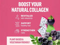 Force Factor Collagen Boosting Superfoods 60 Vegetable Capsules supplement facts and nutrition information panel