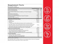 Force Factor Score! Hardcore Performance Intensifier 120 Tablets supplement facts and nutrition panel