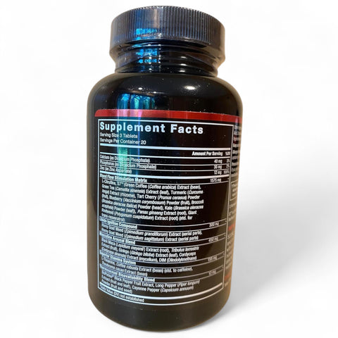 Force Factor Score! XXL 60 Tablets supplement facts and nutrition panel