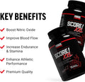 Force Factor Score! XXL 60 Tablets side bottle packaging with key benefits and label detail