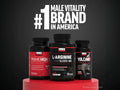 Force Factor Test X180 Men’s Vitality Support 120 Tablets front bottle packaging showing product branding