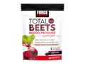 Force Factor Total Beets Blood Pressure Support Superfood Soft Chews 60 Count front pouch packaging showing product name and acai berry imager