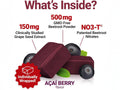 Force Factor Total Beets Blood Pressure Support Superfood Soft Chews 60 Count close up of soft chews and pouch front details