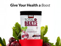 Force Factor Total Beets Soft Chews 60 Count front pouch packaging showing product name and beet graphic