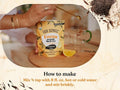 How to Use: Spooning Four Sigmatic instant tea powder into a mug of hot or cold water.