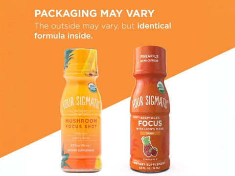 Four Sigmatic Organic Botanical Drink Shots, Pineapple - 6 Pack