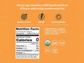 Nutrition facts, ingredients, compatibility, and certifications.