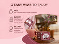 How to Use: Four Sigmatic Elixir packet contents being poured into a mug.