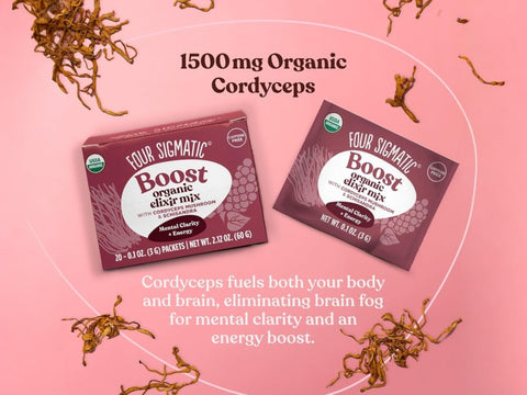 Four Sigmatic Organic Elixir Mix, Caffeine-Free - 20 Packets