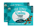 Four Sigmatic Organic Half Caf Instant Coffee 10 packets, 2 boxes front packaging on white background.