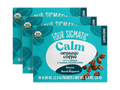 Four Sigmatic Organic Half Caf Instant Coffee 10 packets, 3 boxes front packaging on white background
