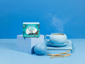 How to use
Four Sigmatic half caf instant coffee preparation instructions sachet display on white background