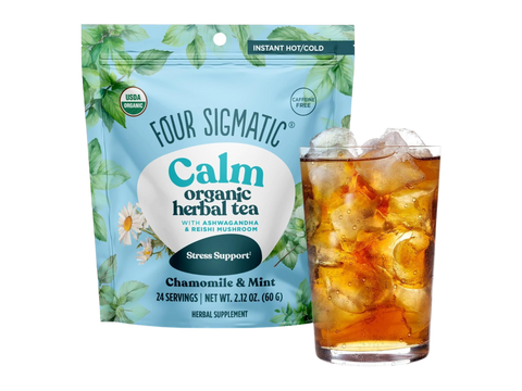 Four Sigmatic Organic Herbal Tea bag, Chamomile & Mint flavour, 60g.