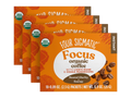 Four Sigmatic Organic Instant Coffee 10 packets, 4 boxes front packaging on white background