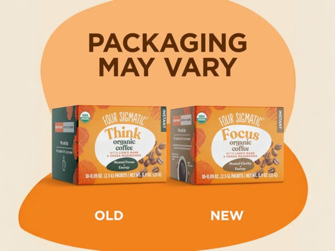 Four Sigmatic Organic Instant Coffee - 10 Packets. Packaging may vary.