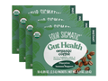 Four Sigmatic Organic Instant Coffee Blend 10 packets, 4 boxes front packaging on white background