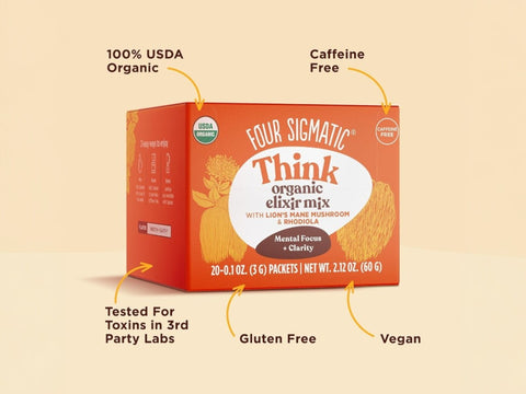 Four Sigmatic Organic Lion’s Mane Elixir Mix - 20 Packets