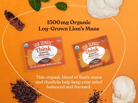 Four Sigmatic Organic Lion’s Mane Elixir Mix - 20 Packets