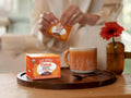 How to use: Four Sigmatic Lion’s Mane elixir preparation instructions sachet display