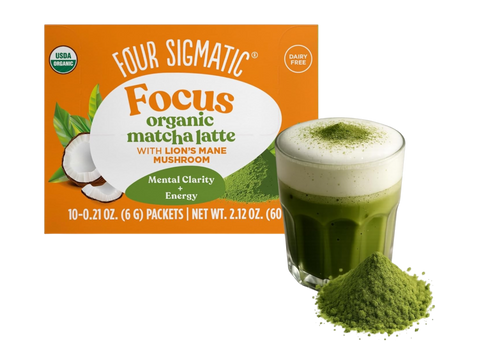 Four Sigmatic Organic Dairy-Free Matcha Latte Mix 10-Packet Box