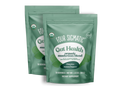 Four Sigmatic Organic Mushroom Blend Powder 2 pouches front packaging on white background