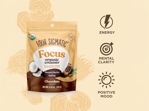 Four Sigmatic Organic Non-Dairy Creamer, Chocolate - 120g