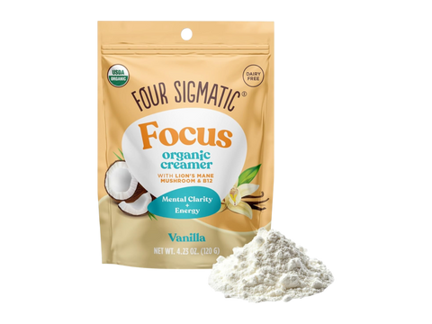 Four Sigmatic Organic Non-Dairy Creamer, Vanilla, 120g.