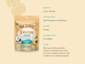 Four Sigmatic vanilla creamer showing nutrition facts, benefits and usage.