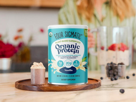 Four Sigmatic Organic Plant-Based Protein Powder, Vanilla 