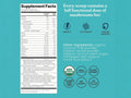 Nutritional information and ingredients for Four Sigmatic Vanilla Protein.