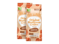 Four Sigmatic Original Mushroom Half Caf Ground Coffee 283g, 2 pouches front packaging on white background