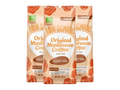 Four Sigmatic Original Mushroom Half Caf Ground Coffee 283g, 2 pouches front packaging on white background