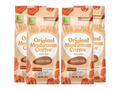 Four Sigmatic Original Mushroom Half Caf Ground Coffee 283g, 2 pouches front packaging on white background