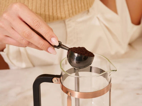 How to use image: Four Sigmatic dark roast mushroom coffee whole beans 283g brewing instructions
