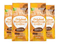 Four Sigmatic organic dark roast mushroom coffee whole beans 283g, 4 packs front packaging