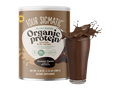 Four Sigmatic Plant-Based Organic Protein Powder Creamy Cacao 600g front packaging on white background