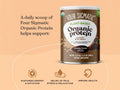 Four Sigmatic Plant-Based Organic Protein Powder, Creamy Cacao - 600g