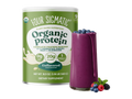 Four Sigmatic Plant-Based Organic Protein Powder Unflavored 480g front packaging on white background