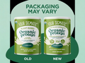 Four Sigmatic Plant-Based Organic Protein Powder, Unflavored - 480g. Packaging may vary.