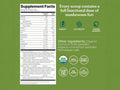Four Sigmatic unflavored protein powder ingredients and product information panel on packaging
