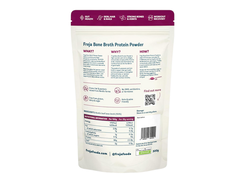 Freja Beef Bone Broth Protein Powder Unflavoured - 300g