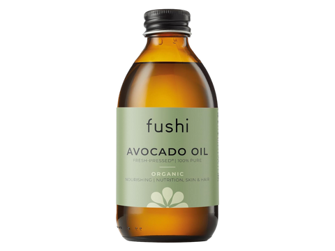 Fushi Organic Avocado Oil 100 ml front view bottle packaging