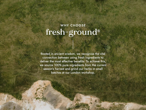 Fushi Organic Black Seed Oil 250 ml ingredient and product features infographic on leaf background