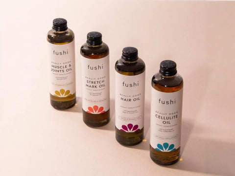 Fushi Organic Calendula Oil 100 ml front view bottle & other variants